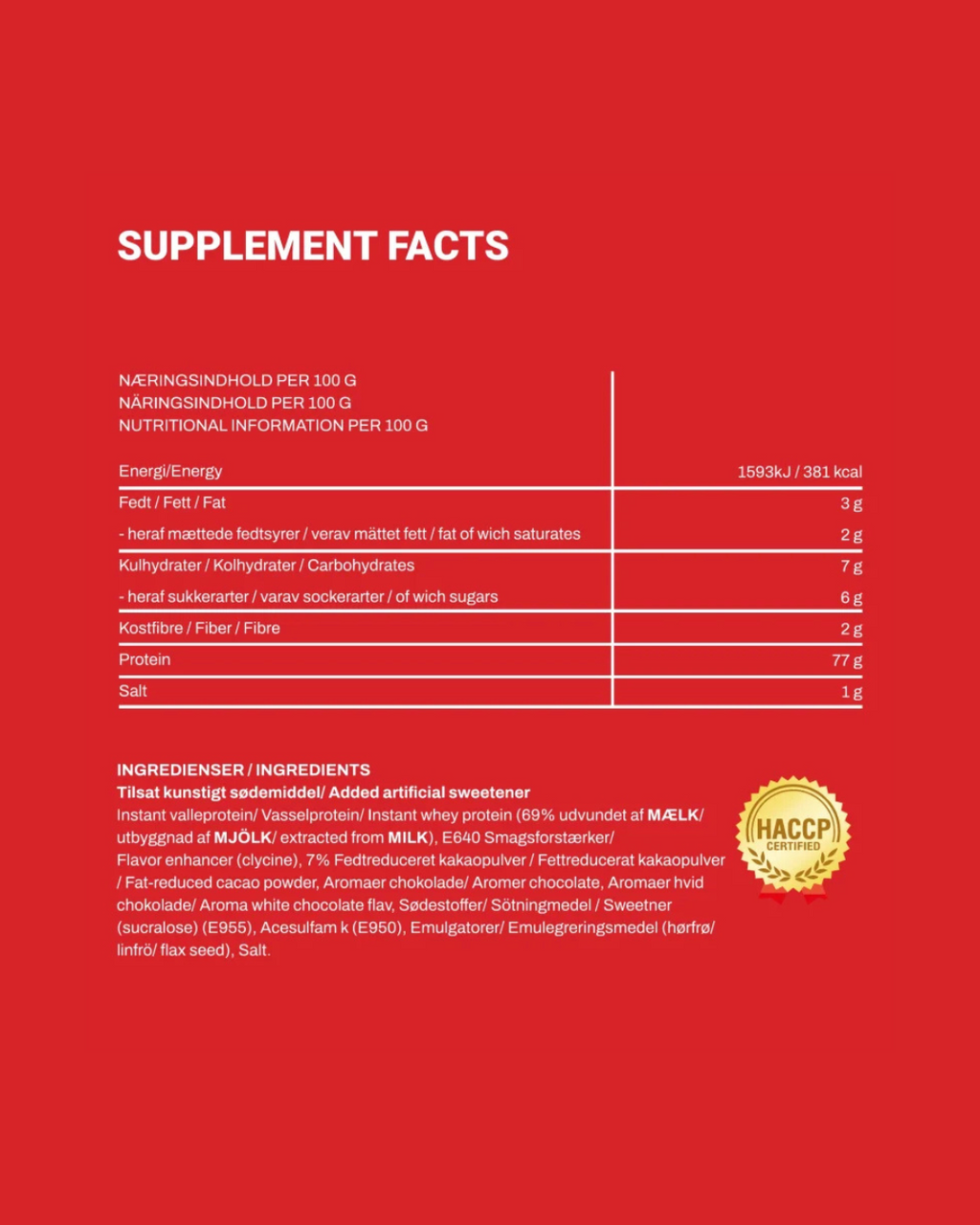 Whey 100 Chokolade (1KG)